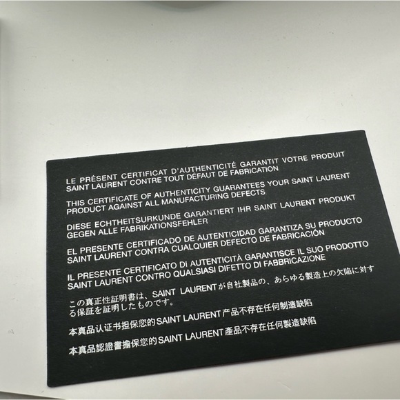 NWT Saint Laurent lexi 90 black - Picture 12 of 13